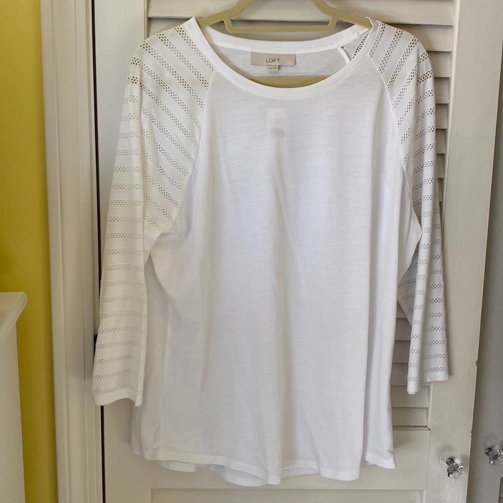 White Top with Open Areas